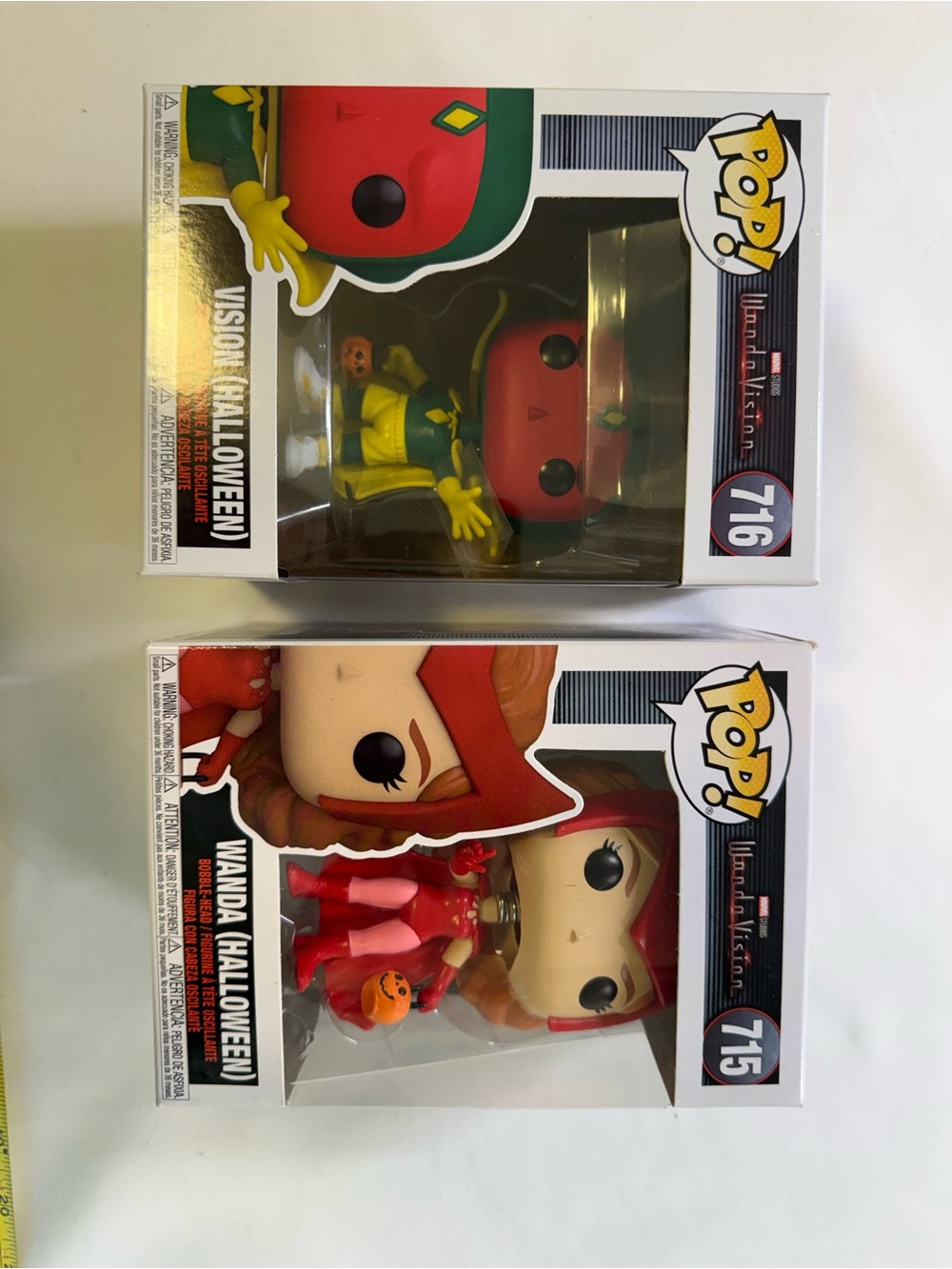 Funko Wanda & Vision Halloween Duo - Red, Green, Yellow